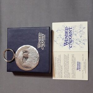 Wendell August key chain, silver